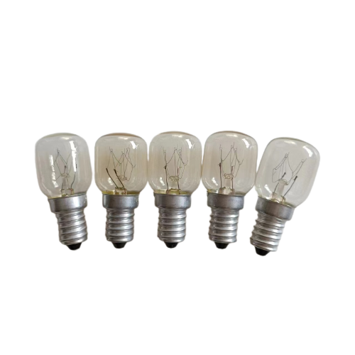 E12/E14 base Amber clear color Bulb 15 watt T22 T25 incandescent bulb  for Refrigerator use