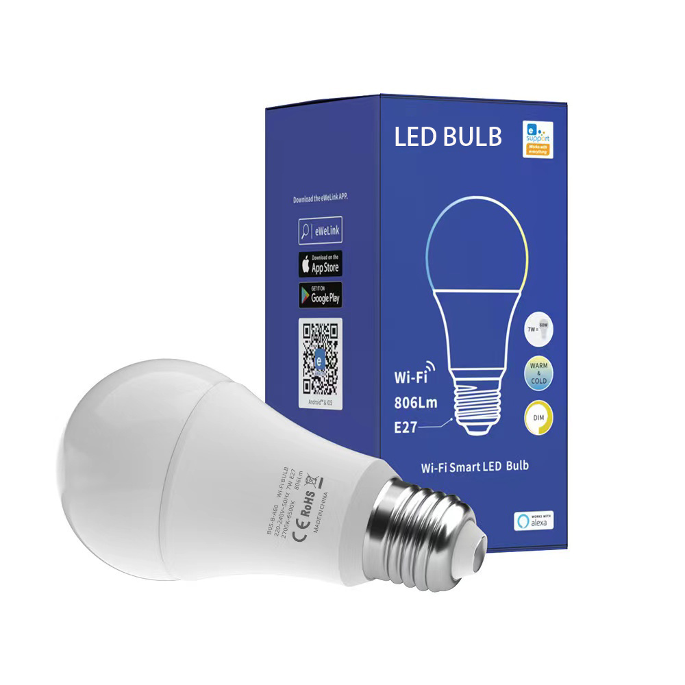 A60 Smart bulb 5W 9W Color Changing RGB LED Bulb e27 110v 220v Remote Control smart led bulb