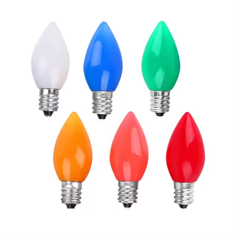 Cheap Colored bulbs Color Changing E27 led light bulbs 2W 3W 4W E14 C9 C35 candle colorful led bulb