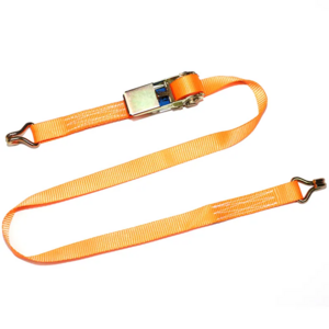 High Quantity Polyester Retractable Lashing Belt 1.5t Ratchet Tie Down Straps with Double J Hook