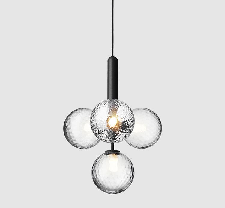 Tpstarlite Light Fixtures Indoor Dinning Coffee Shop Led Bubble Pendant Lighting Metal Living Room Industrial Osram Modern 70