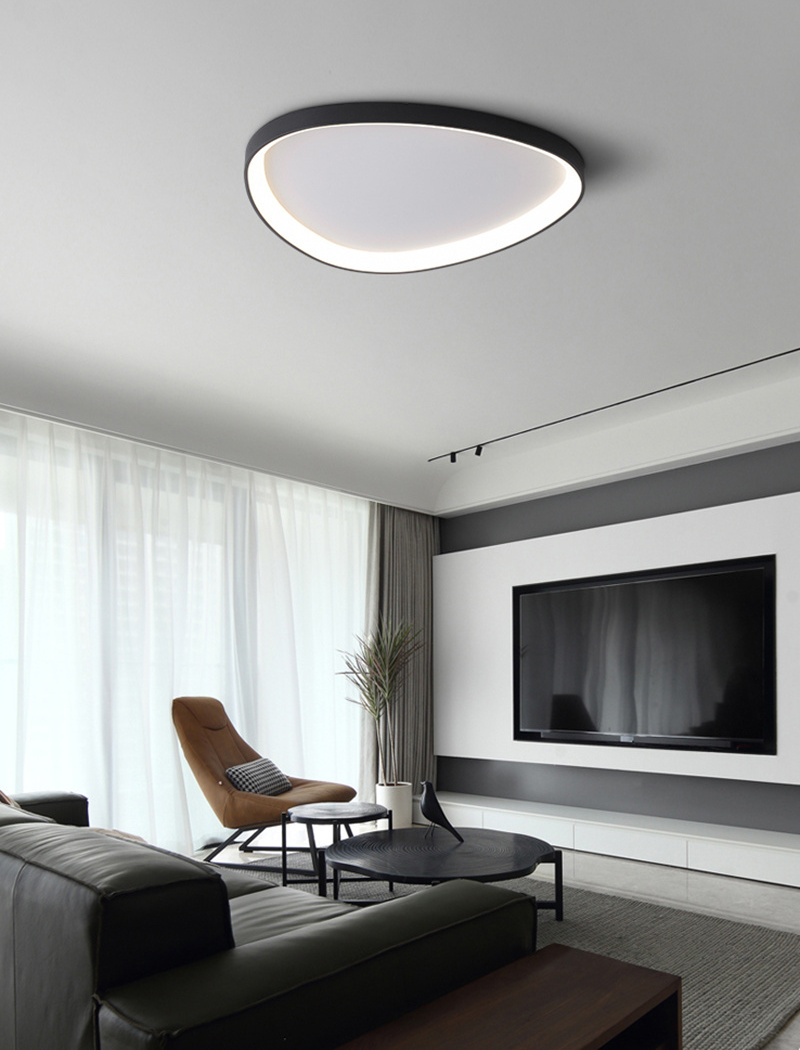 Master Bedroom Lamp Led Ceiling Lamp Nordic Modern Minimalist Living Room Ceiling Lamp 2022 Irregular New Bedroom Lights 30000