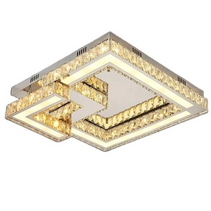 Design fixture K9 crystal ceiling lamp living room bedroom decoration modern luxury crystal LED lights