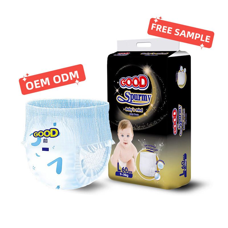 OEM New Born Dipers Baby Diapers Wholesale Free Shipping A Grade Sleep Soft Daipers Baby Pull Up Diaper Manufacturers In China