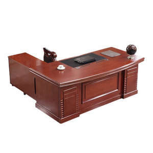 Manager L Shaped executive boss desk Modern Luxury Office Furniture Executive ceo wood Corner desks in l desks with storage