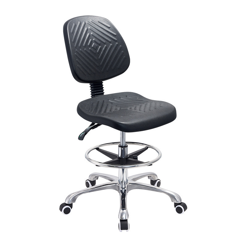 Wholesale laboratory furniture PU metal anti static lab stool chair for laboratory