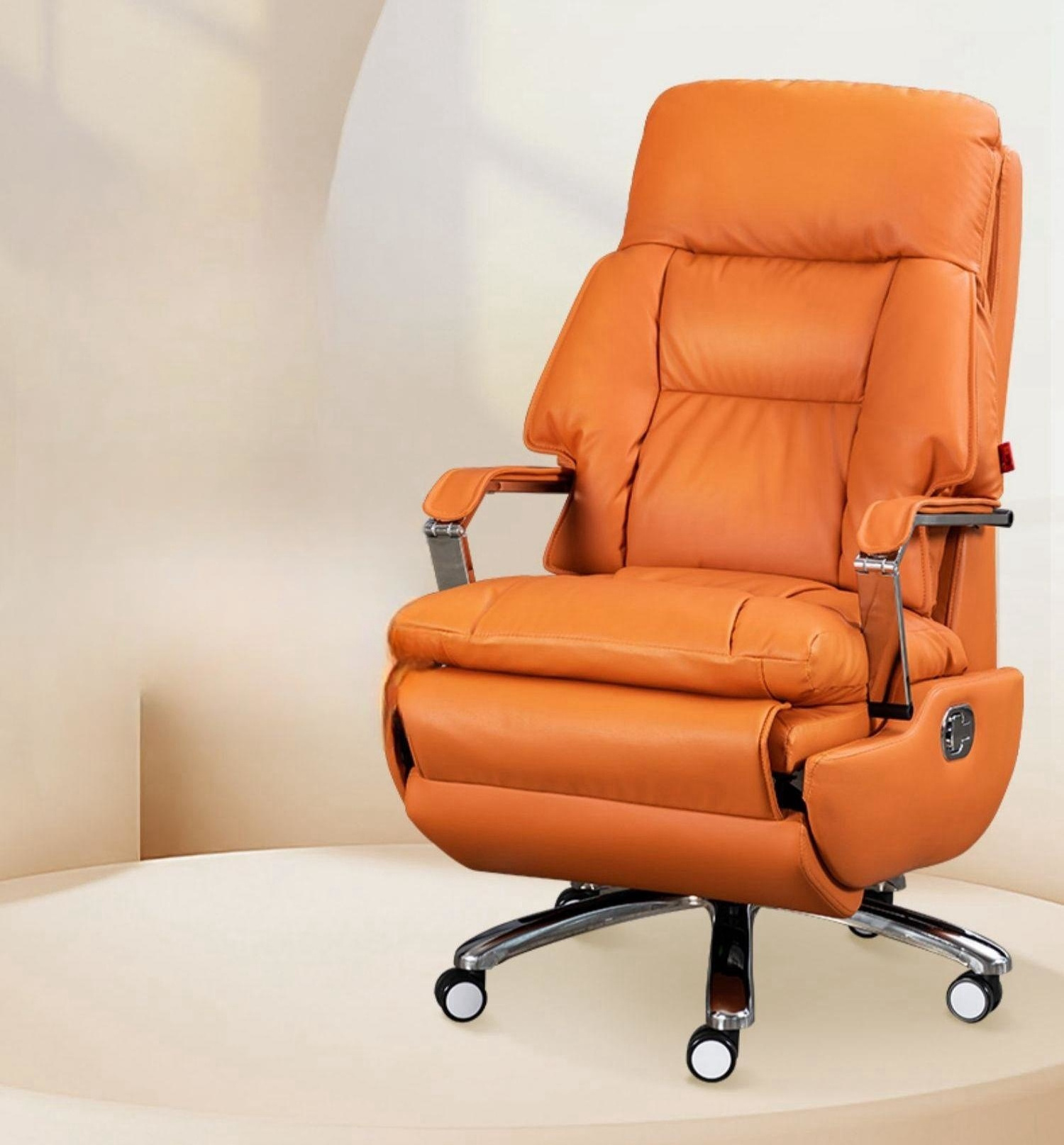 genuine leather executive leather office electric adjustable office chair office chair electric with automatic footrest