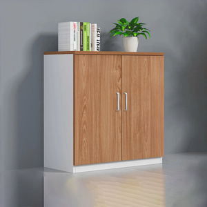 Modern Office Cabinet Simple Style Stronger Tall Wood Storage Cabinets with Doors Office Furniture