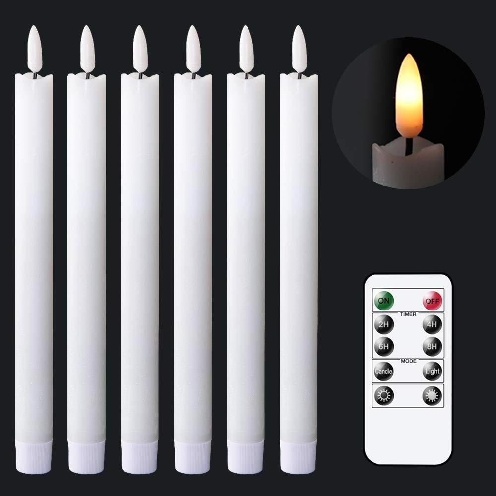 New Style 3D Candles Wedding Party Dinner Paraffin Wax Mini Battery Led Flameless Spiral Taper Candle Taper Candles