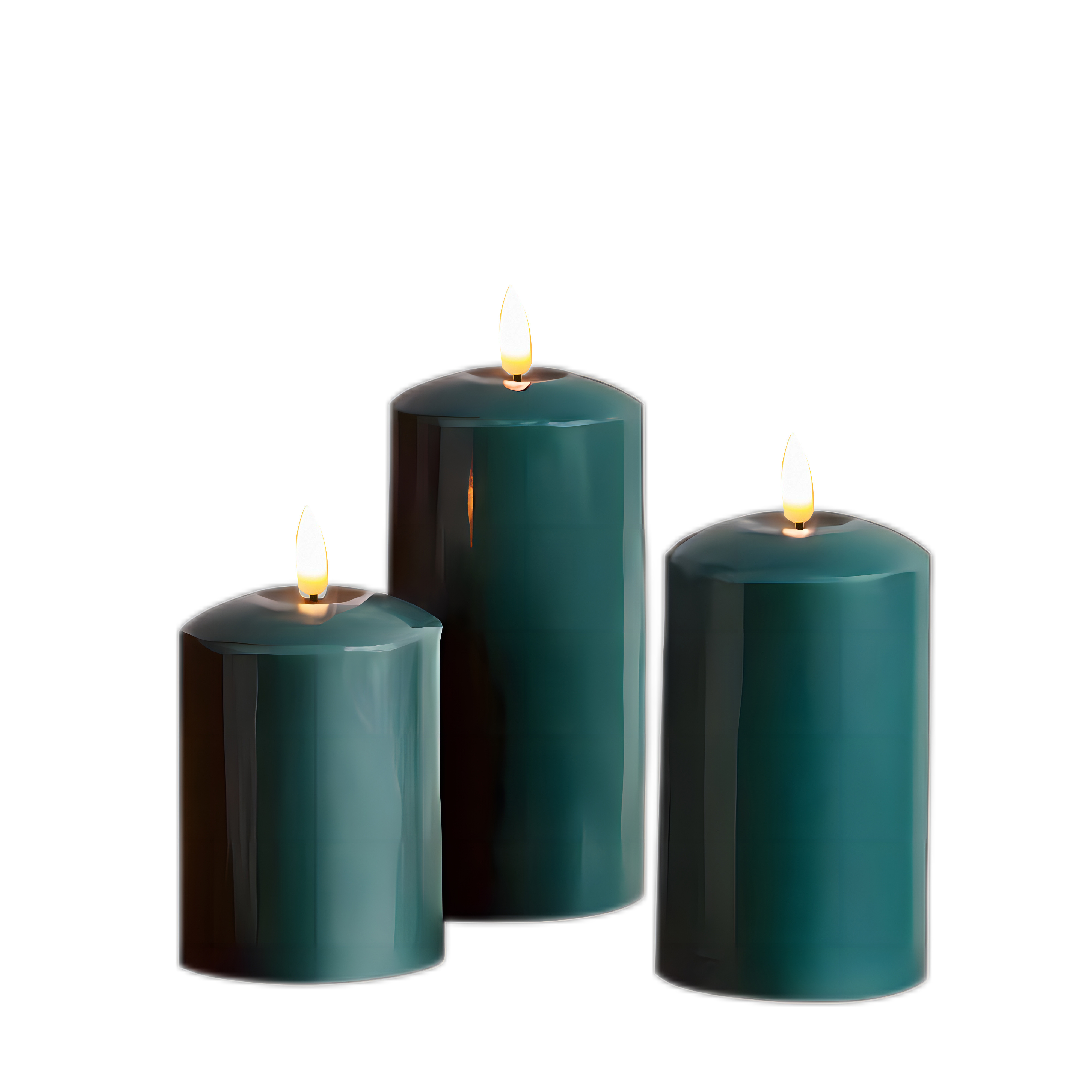 Personalized Color Rustic Textured Votive 3D Wick Real Wax flickering Flameless Candles LED Pillar Candles