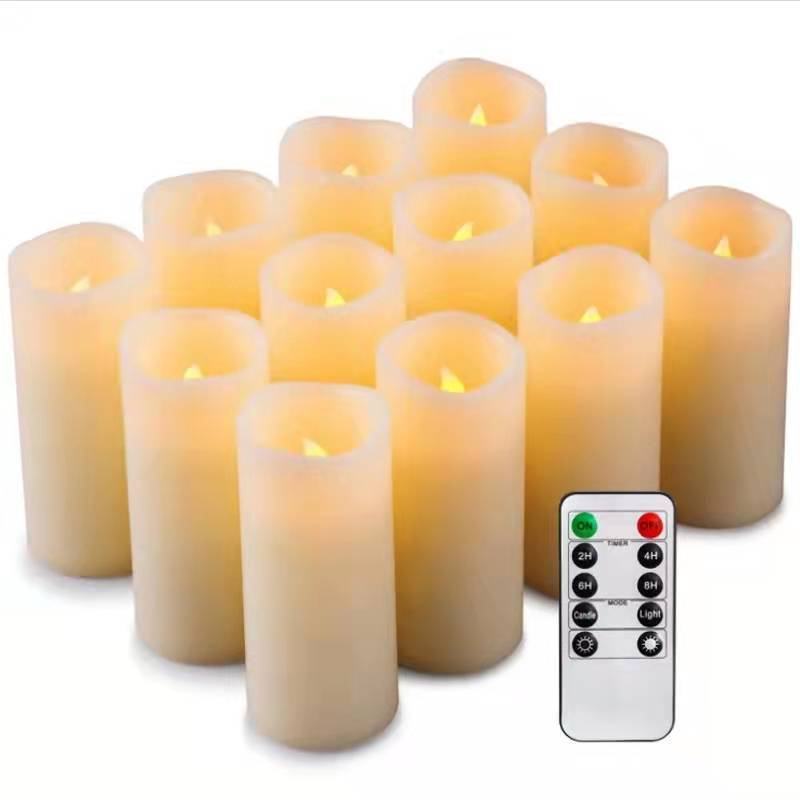 Wedding Decoration 12pcs/set Flameless Candles Battery Operated H 5