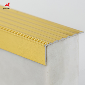 Modern Stair Nosing Step Edging Profile Non-Slip Aluminum Staircase Stair Nosing Edge Trim