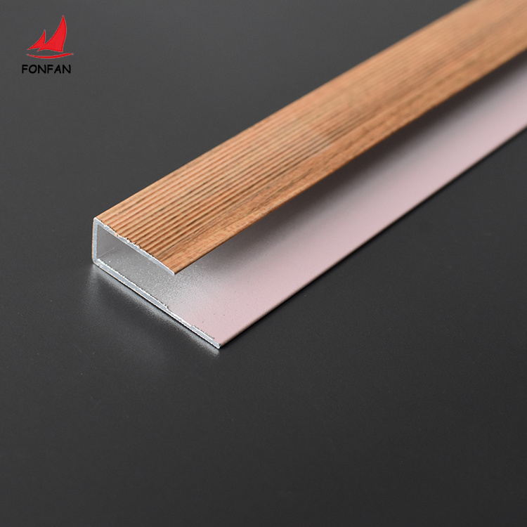 C Shape Aluminum Ceramic Tile Border Edging Trim Ceiling Decorative Aluminum Trim For Tile