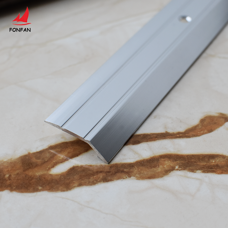 Hot sale silver threshold strips metal easy install covering profile transition trim flooring accessories China supplier