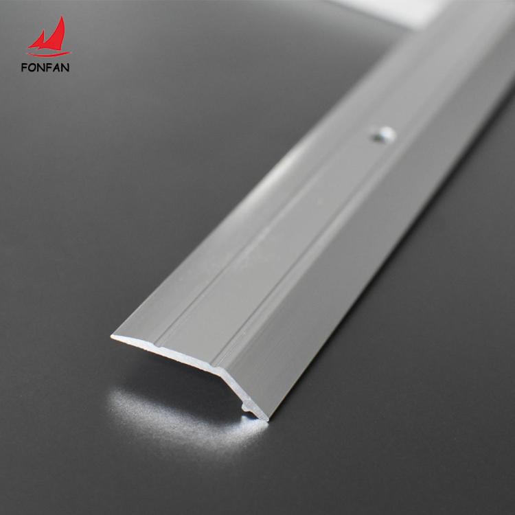 Hot sale silver threshold strips metal easy install covering profile transition trim flooring accessories China supplier