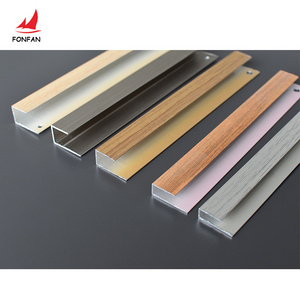 C Shape Aluminum Ceramic Tile Border Edging Trim Ceiling Decorative Aluminum Trim For Tile