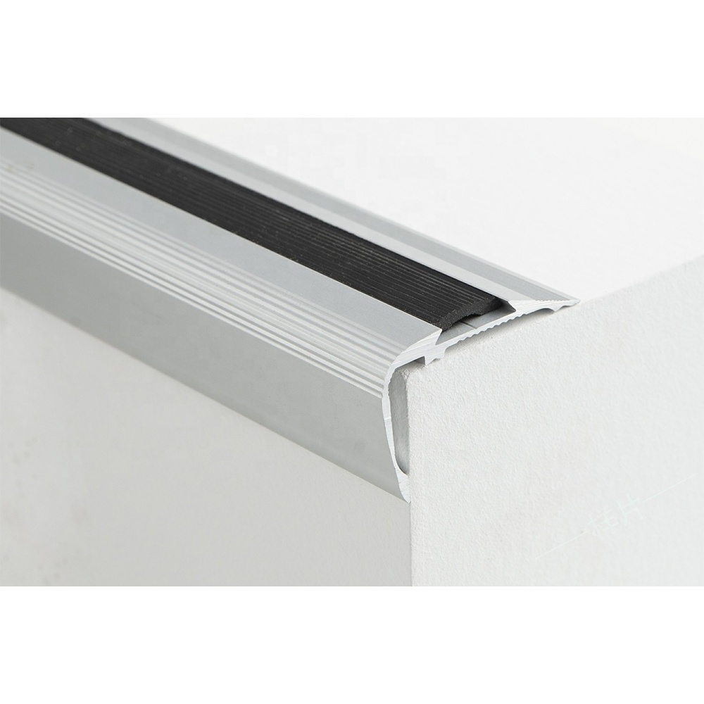 Dili Direct Aluminium Step Nosing Trim Metal Stair Nose Trim For Decoration Easy Installation OEM