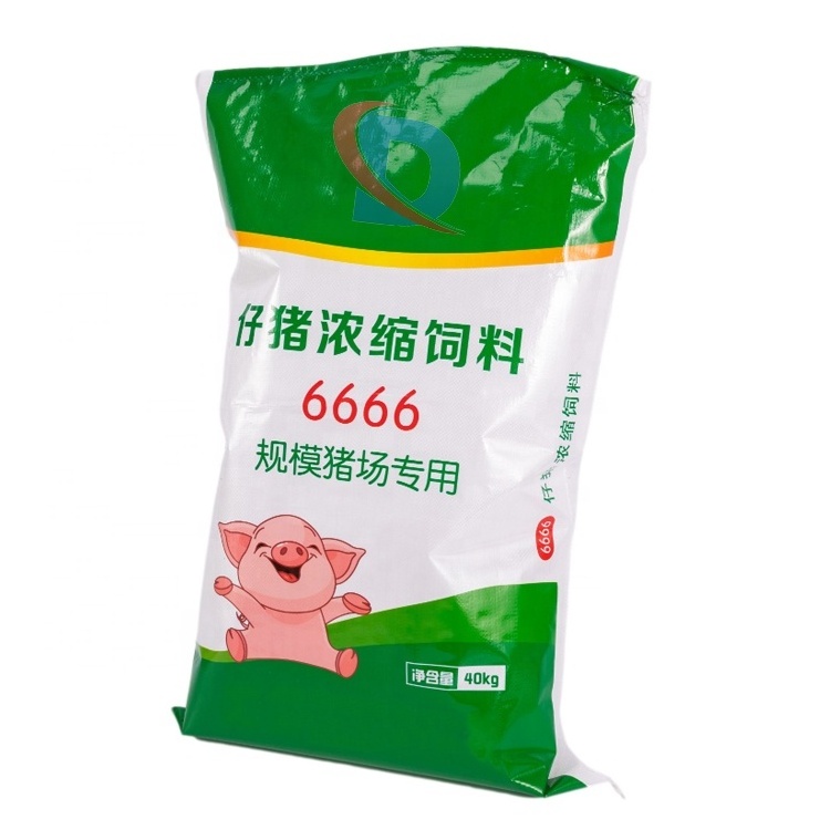 Rice Bag 25kg 50kg Plastic Sand Cement Packaging Bags Poly PP Woven Sacks Polypropylene Plastic Sack Bag For Chemical Fertilizer