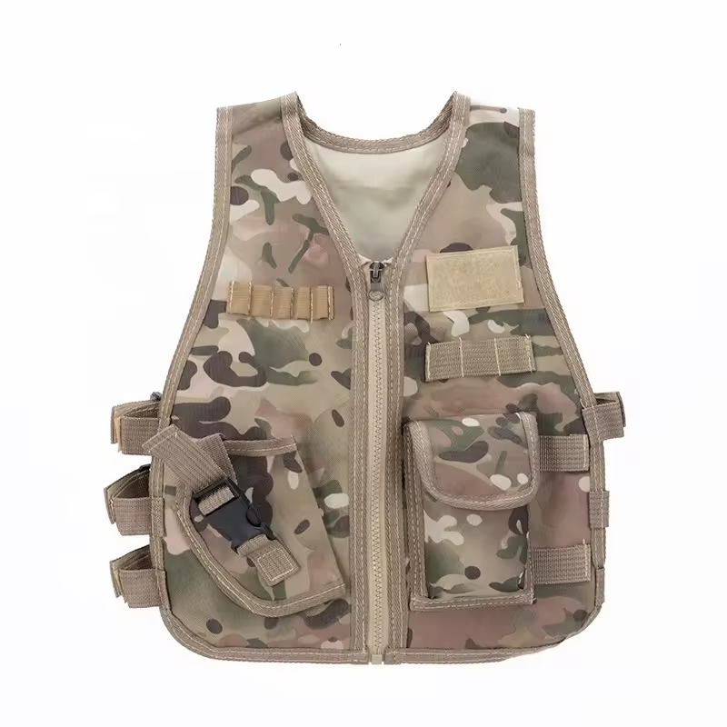 Children Hunting Tactical Vest Kids Gear Uniform Boy Girl Outdoor Costume