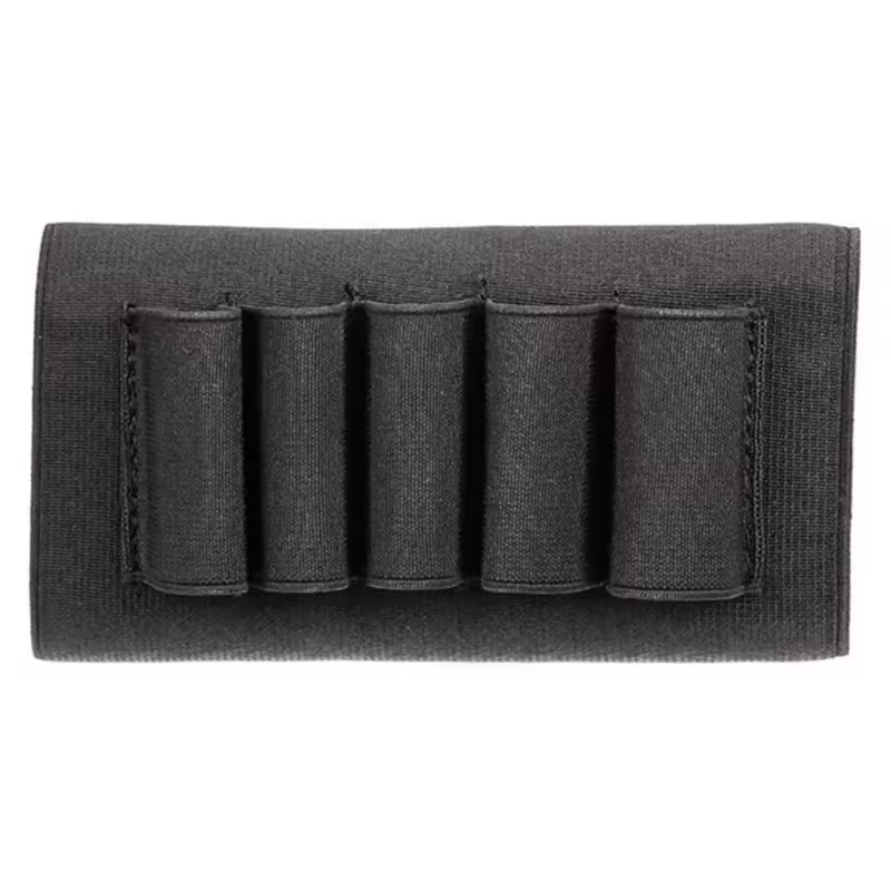 Tactical Elastic Cheek Bag Shells Cartridge Holder 12 Gauge Ammo Pouch Bullet Carrier