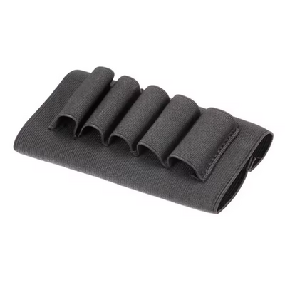 Tactical Elastic Cheek Bag Shells Cartridge Holder 12 Gauge Ammo Pouch Bullet Carrier