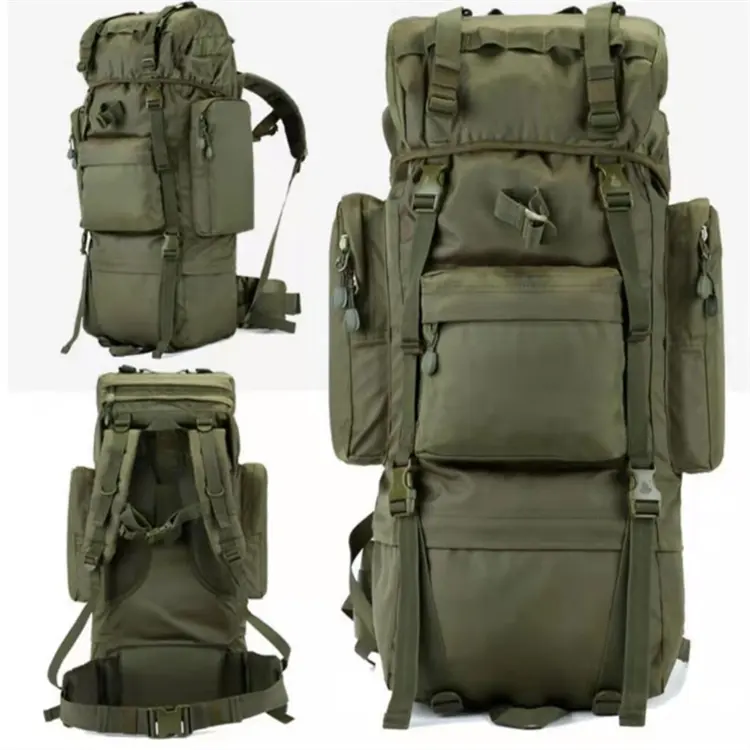 100L Large Capacity Outdoor Mochilas Tactico Waterproof Bag 600D Camping Hiking Molle Tactical Backpack