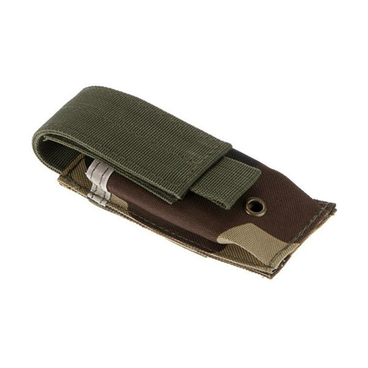 Tactical Pouch Single Magazine Pouch Knife Flashlight Hunting Ammo Camo Bags