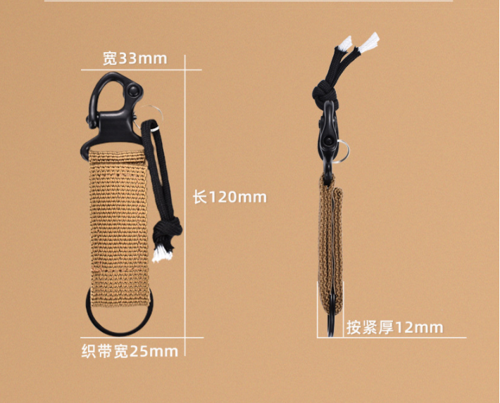 Outdoor Gear Nylon Webbing Keychain Hanging Buckle Eagle Beak Hook Belt Mountaineering Buckle Backpack Hook