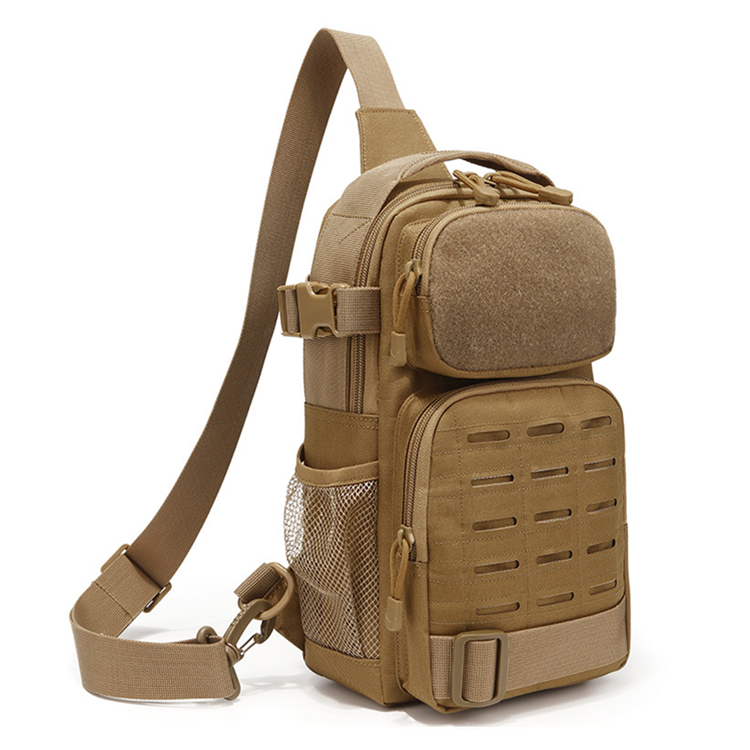 Tactical Sling Bag Pack Rover Shoulder Sling Backpack Molle Assault Range Bag EDC Diaper Bag Day Pack Black