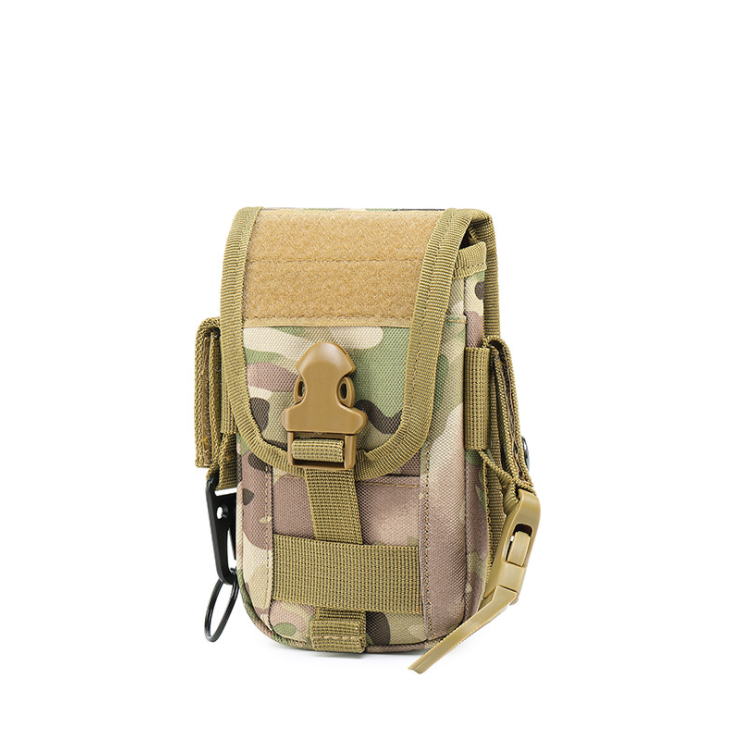 Tactical MOLLE Small Camping Pouch Hiking Hip Outdoor Waist Belt Mobile Phone Bag