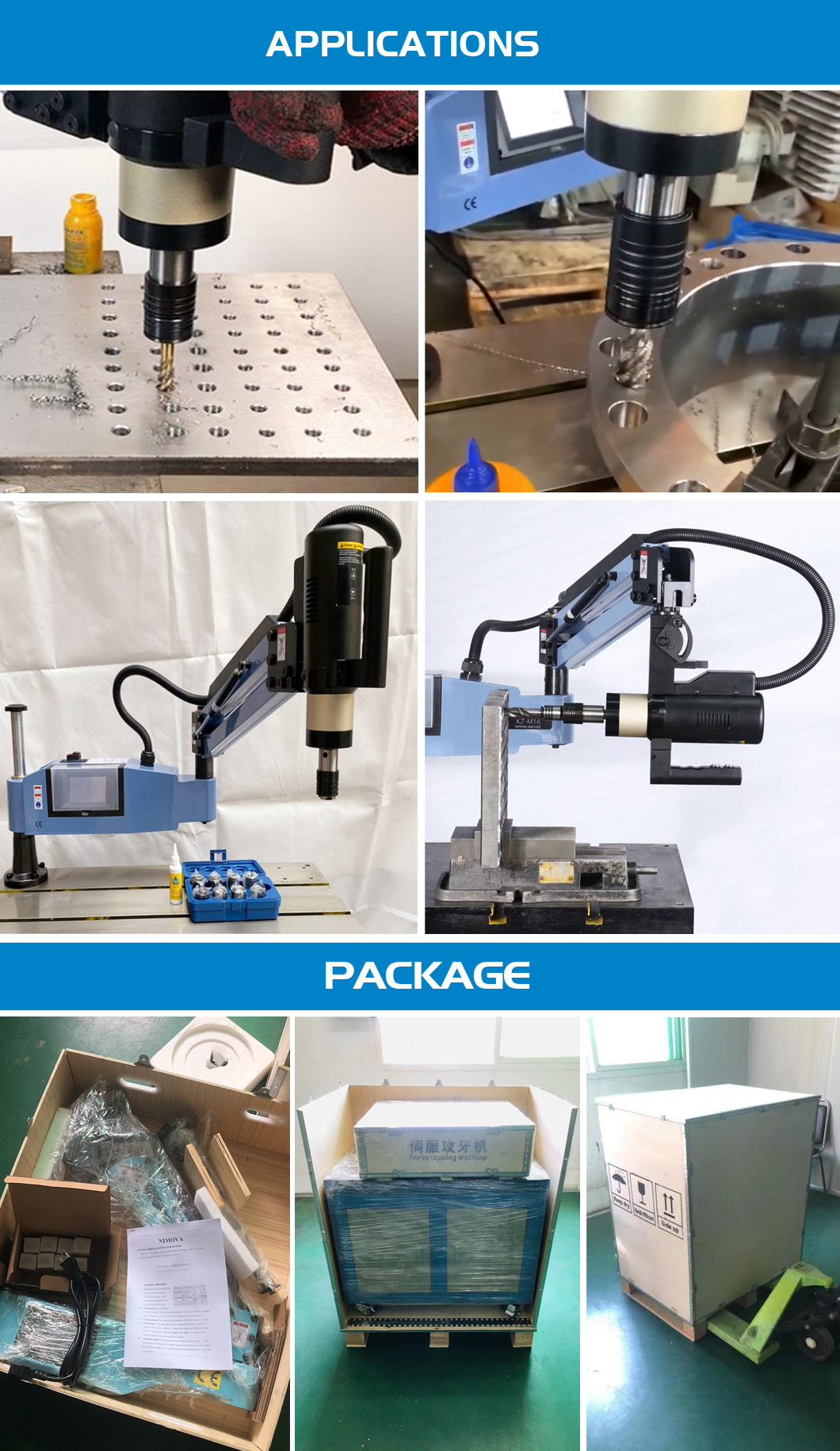 Made In China Electric Tapping Machine M6-M30 Servo Tapping Arm Machine ...