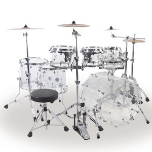 Good quality musical instrument acoustic acrylic 7pieces drum set