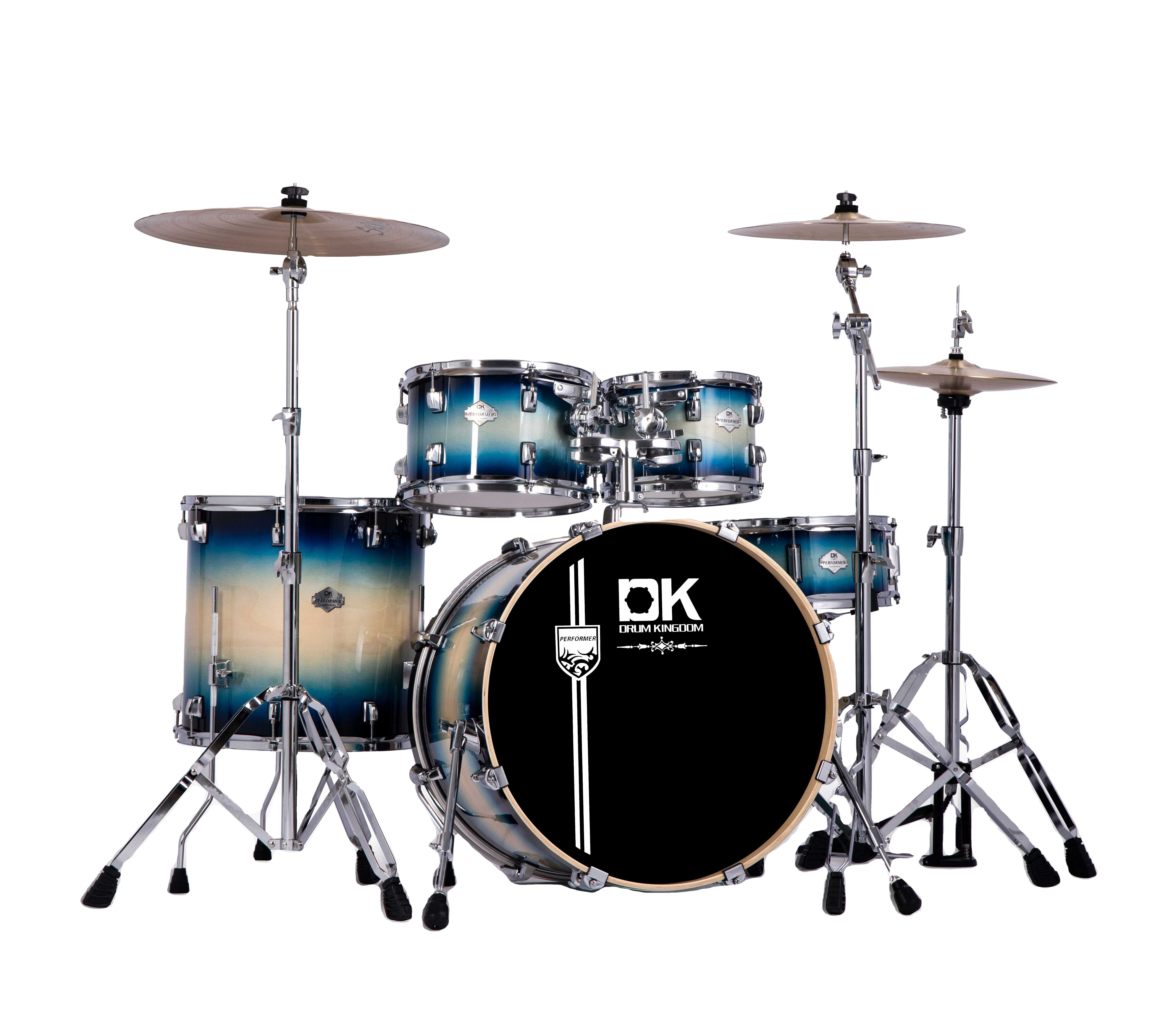 Wholesale 5 Pieces Jazz Musical Instrument Beginner Cheap Price Best professional drum set manufacturers acoustic drum kit