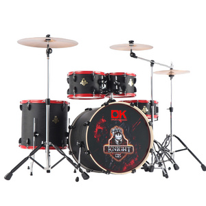 DK brand  Knight series 22'  PVC wrap rolling Drum Sets with cymbal stands