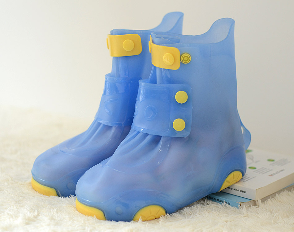 2024 new KIDS 4 color RAIN boot WATERPROOF SHOES cover Children's Rain Boots Accessories