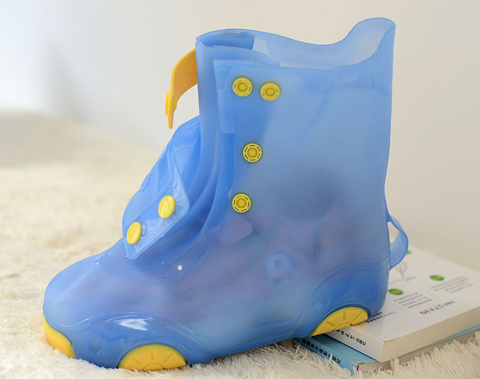 2024 new KIDS 4 color RAIN boot WATERPROOF SHOES cover Children's Rain Boots Accessories