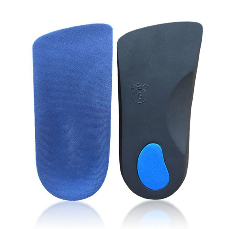 1 Pair EVA Flat Foot Orthotics Arch Support Half Shoe Pad Orthopedic Insoles Foot Care for Men and Women