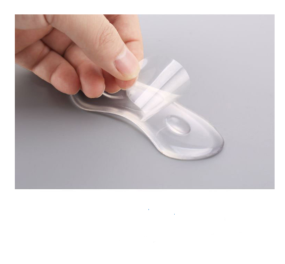 Transparent silicone heel stick invisible heel stick anti-wear stick