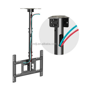 Factory heavy duty with extension filp down retractable 32 to 70 inch lcd led ceiling tv mount