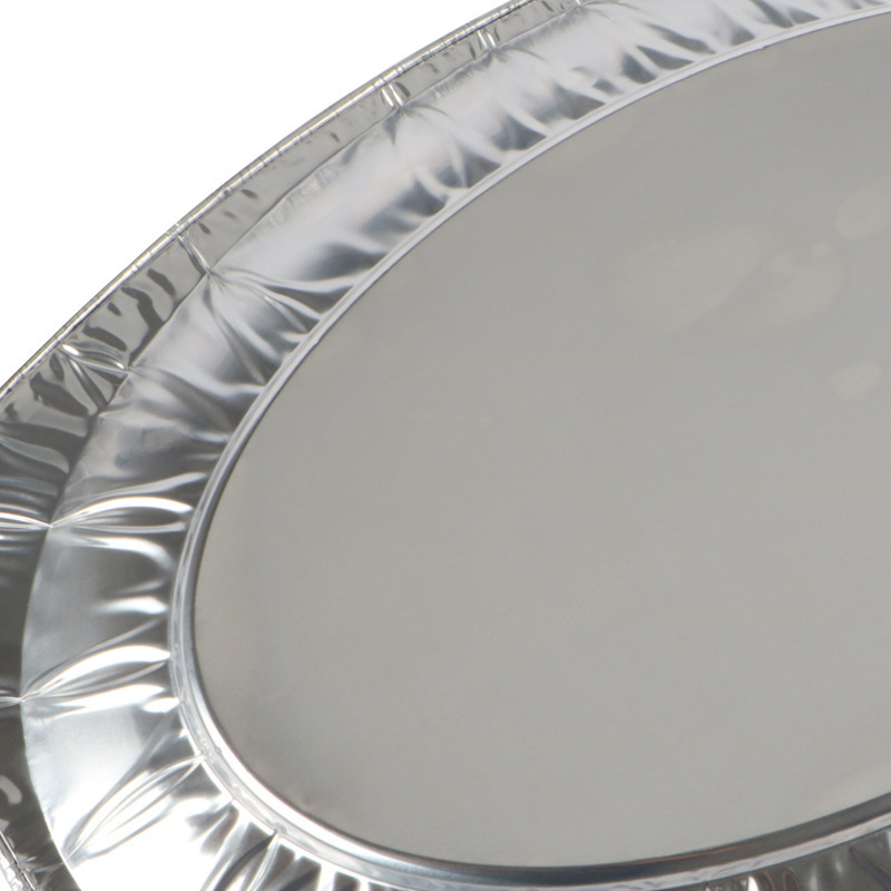 Disposable Aluminum Foil Roast Dish Holiday Dinner Barbecue Tray Cake Stand Oval Baking Pan Catering Service Platter Sheet Food