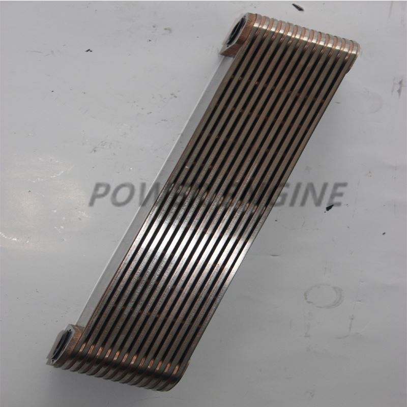 Stamping parts copper tube heat exchanger oil cooler 4965487