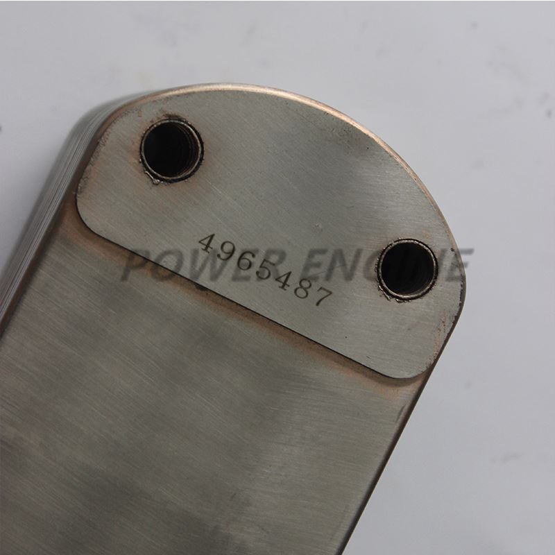 Stamping parts copper tube heat exchanger oil cooler 4965487