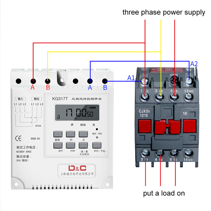 Three Phases 380V 7 Days Weekly Programmable Timer Relay Digital Electronic Microcomputer Time Control Pump Timing Switch