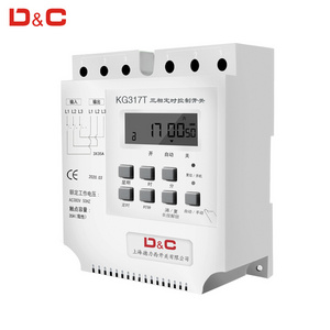 Three Phases 380V 7 Days Weekly Programmable Timer Relay Digital Electronic Microcomputer Time Control Pump Timing Switch