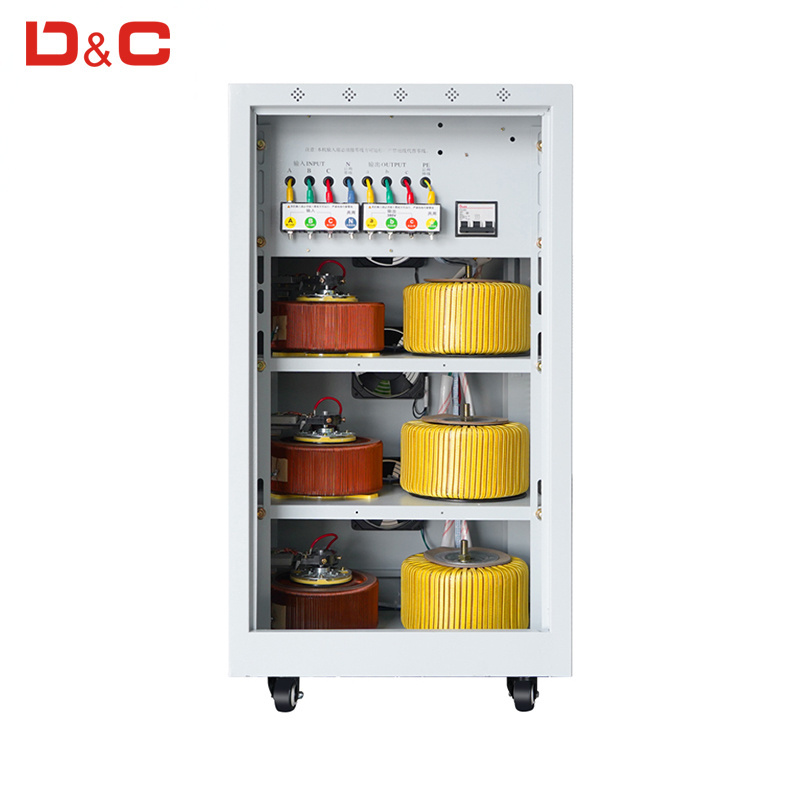 10KVA 20KVA 30KVA three phase AC Voltage Regulator automatic voltage and frequency stabilizer