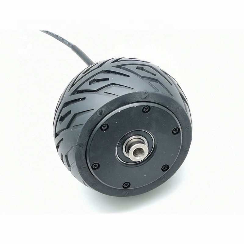 4inch 36V 330W 3 phase brushless hub motor wheel for scooter/AGV/robot