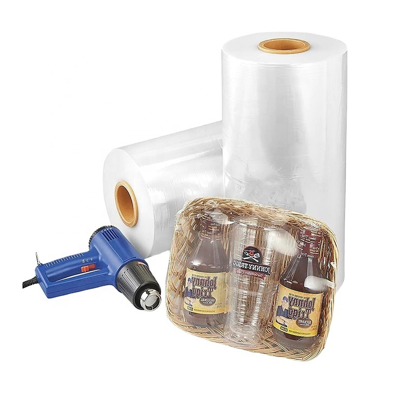 Packaging Roll Shrinkable POF Thermal Heat Shrink Plastic Wrap Film Bag for Packing Box