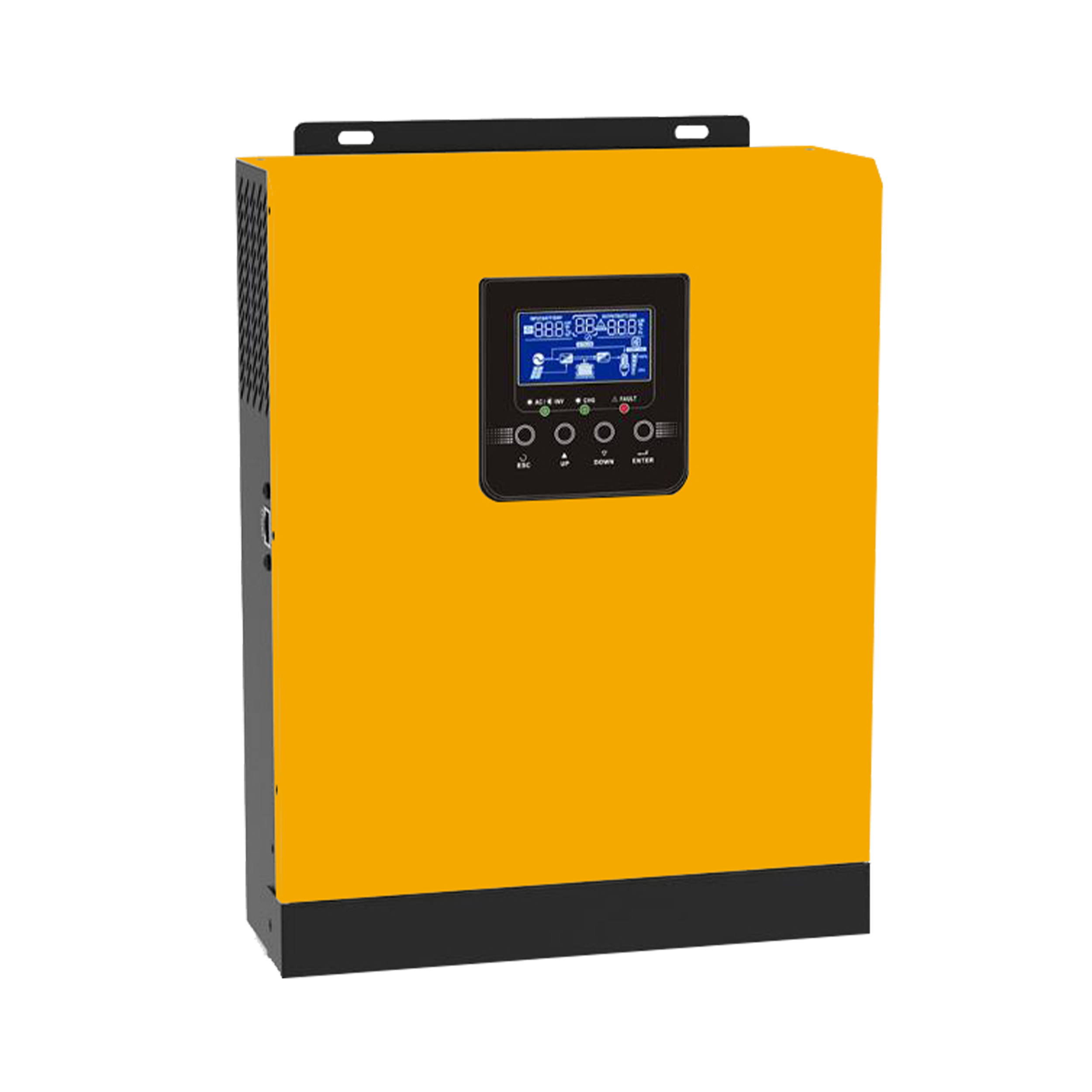 Ready in stock offgrid solar system hybrid solar inverter 3kva 24v with MPPT PWM charge controller inverter pure sine wave