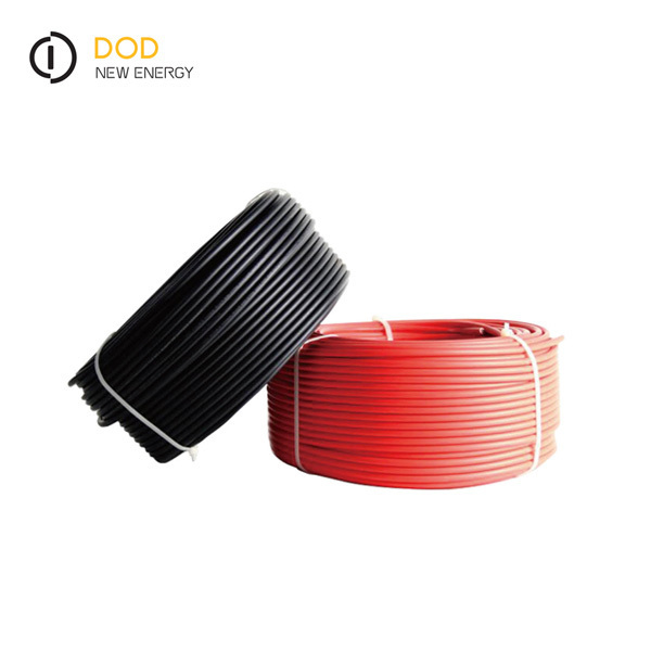 1000v 1500v ac pv wire cross section 1.5sq 2.5sq 4sq 6sq 10sqmm twin core solar panel system 2pfg1169 solar connector cable