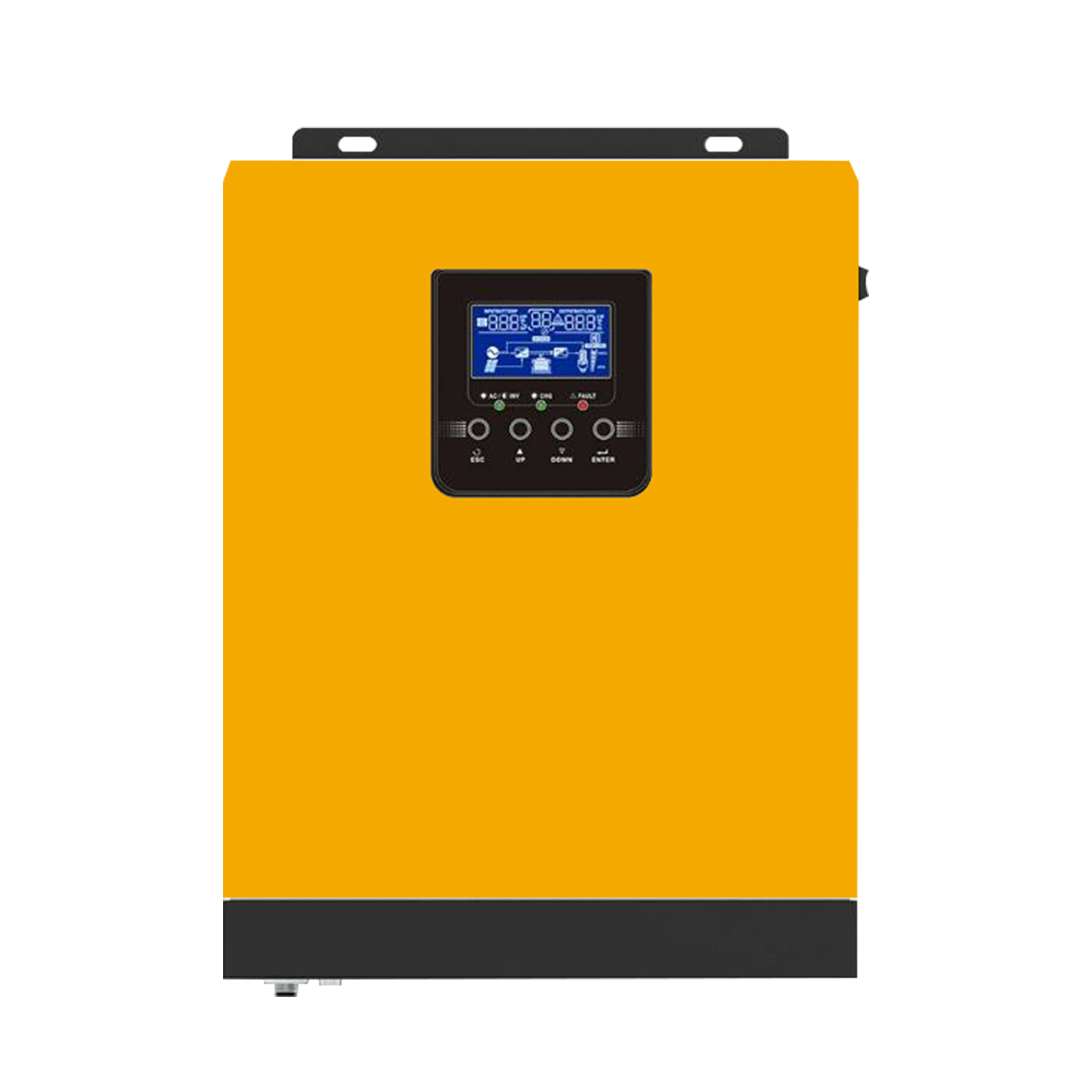 Ready in stock offgrid solar system hybrid solar inverter 3kva 24v with MPPT PWM charge controller inverter pure sine wave